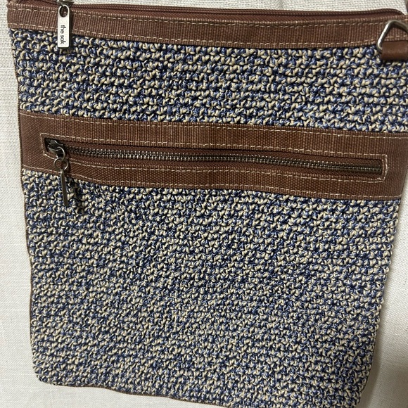 Brown and Blue women’s Crossbody Bag - Picture 2 of 6